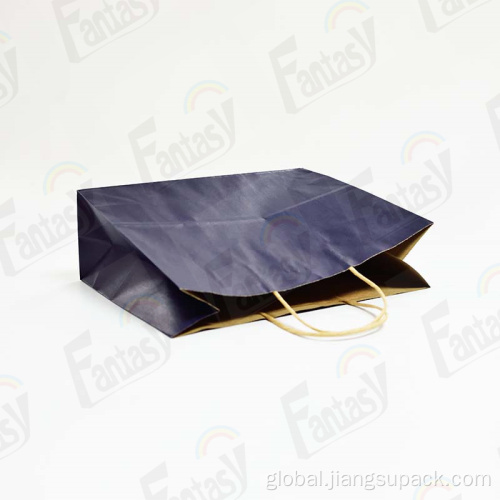 Paper Clothing Bag Customise Clothing Shopping Package Black Paper Bag Factory